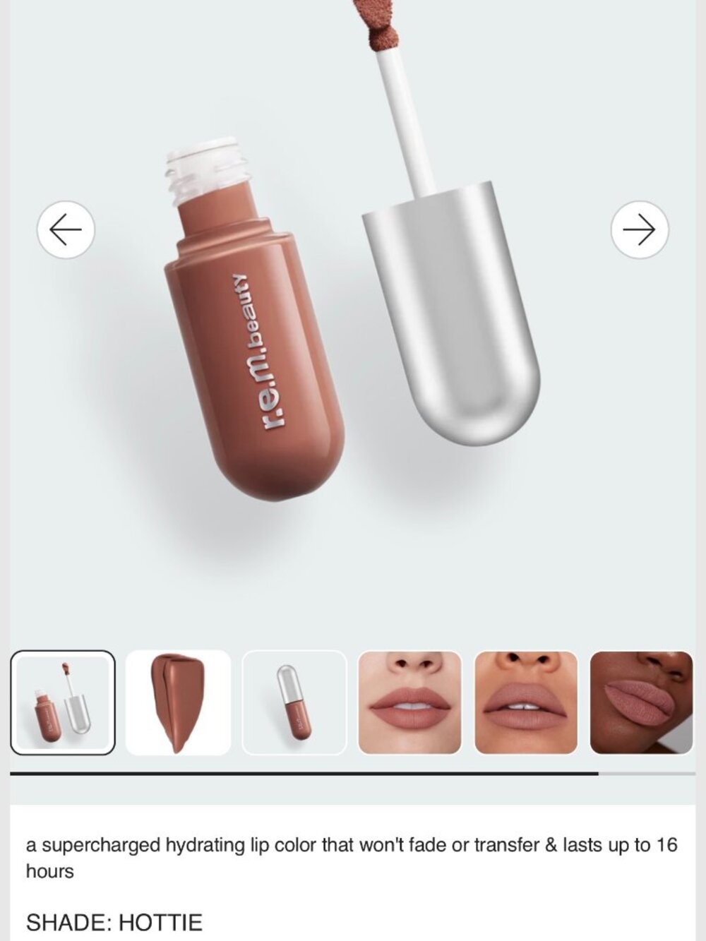 REM Beauty On Your Collar Liquid Lipstick Shade Hottie